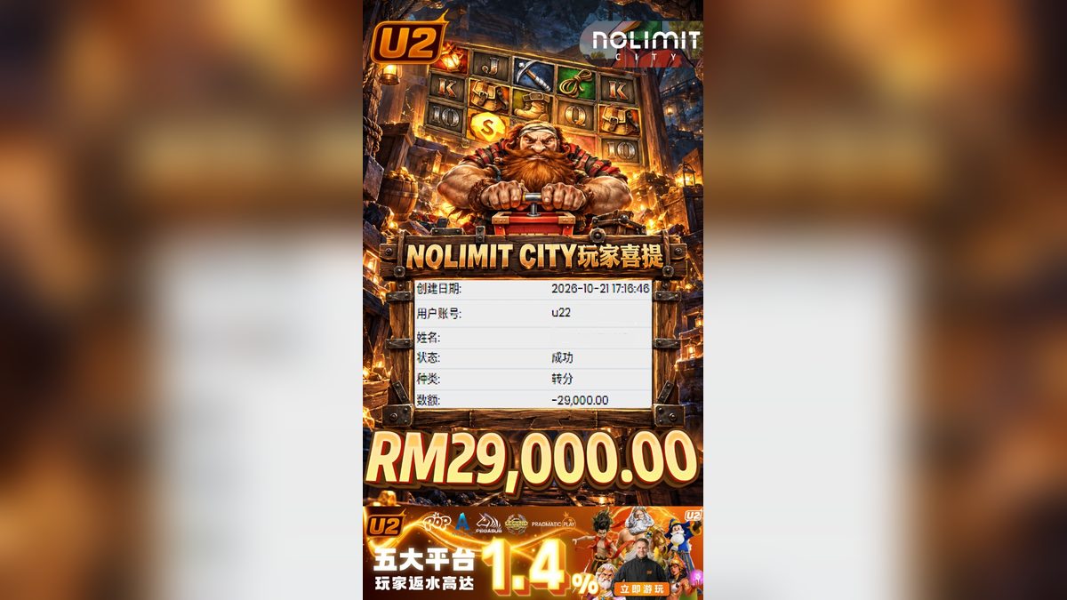 Exploring U2 Casino's Nolimit City Payout & Promotions
